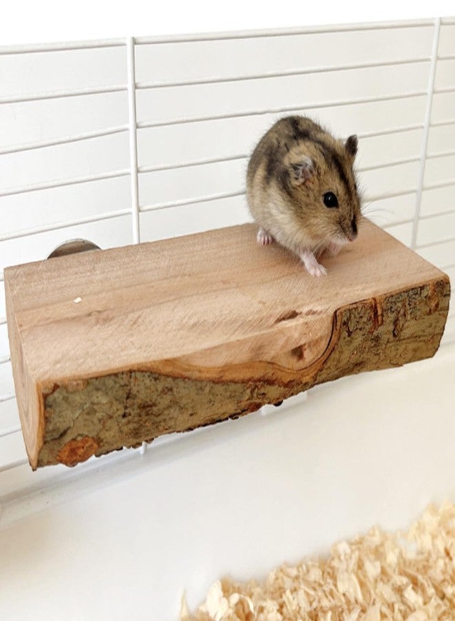 TANOMA Hamster Play Wooden Platform for Cage, Small Pets Animals Toy Platform, Stuff Cage Accessories for Dwarf Syrian Hamsters Gerbils Mice Degus - Image 1